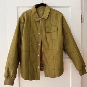 MOTHER Denim Olive Quilted Jacket